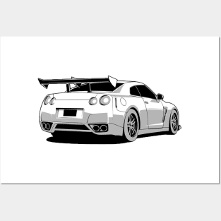 Nissan GTR Posters and Art